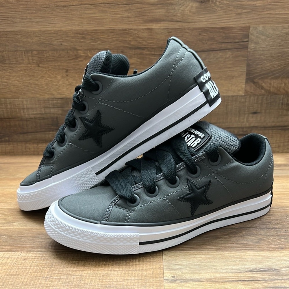 Converse Gray Low-Top Sneakers - Picture 2 of 8